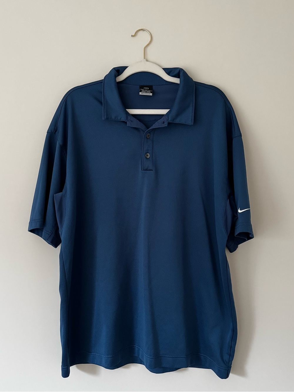 Nike Golf Dri FIT Performance Polo Golf Shirt, Navy Blue – Men’s Size XXL